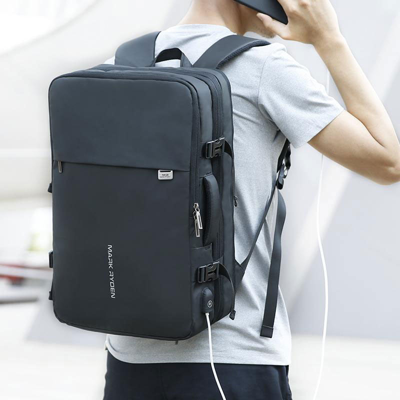 Mark Ryden Expandable Backpack with Charging Port