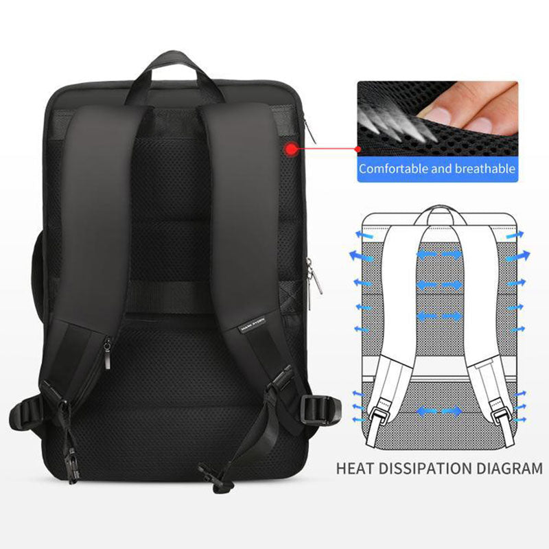 Mark Ryden Expandable Backpack with Charging Port