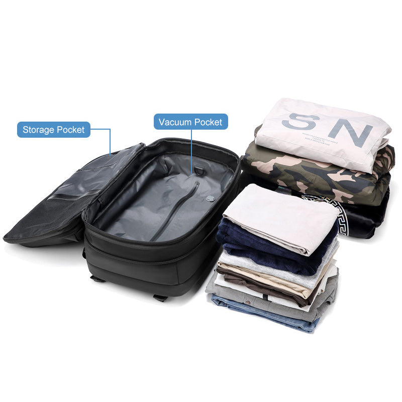 Men's Travel Backpack Expandable Carry On Backpack