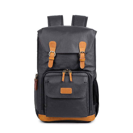 Waxed Canvas Camera Backpack