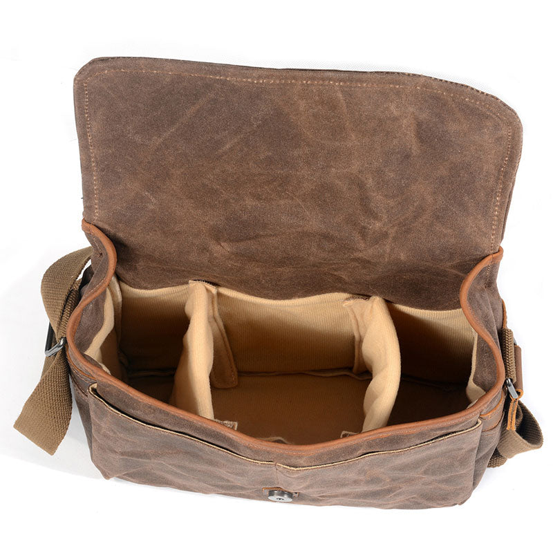 Canvas Camera Bag for Men DSLR Crossbody Messenger Bag – Luke Case