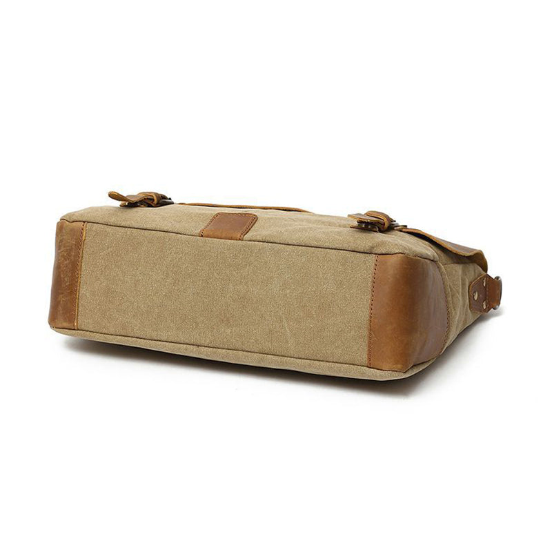 Men's Canvas Messenger Briefcase Bag