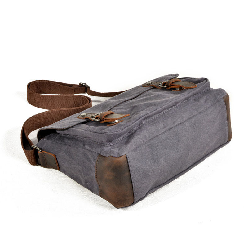 Men's Canvas DSLR Camera Messenger Bag