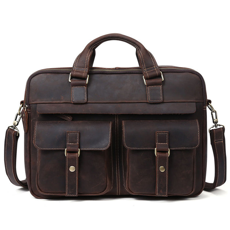Leather Briefcase for Men – Luke Case