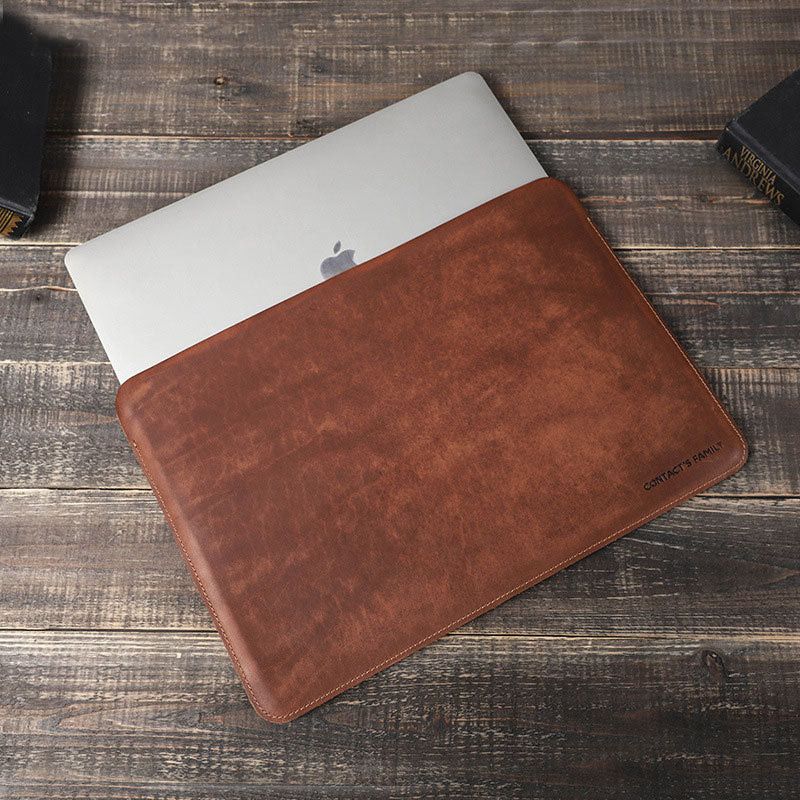 Leather Laptop Sleeve For 13 Inches Macbook Air/Pro