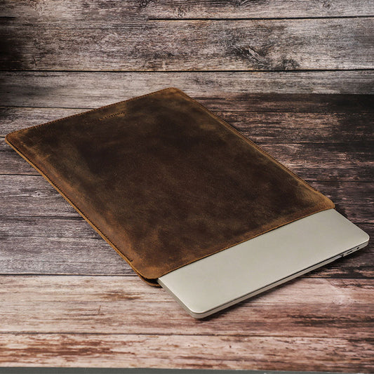 Leather Laptop Sleeve For 13 Inches Macbook Air/Pro