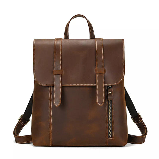 Crazy Horse Leather Backpack