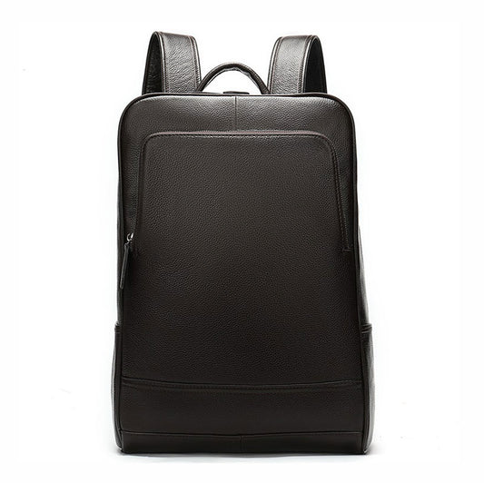 Men's Business Leather Backpack