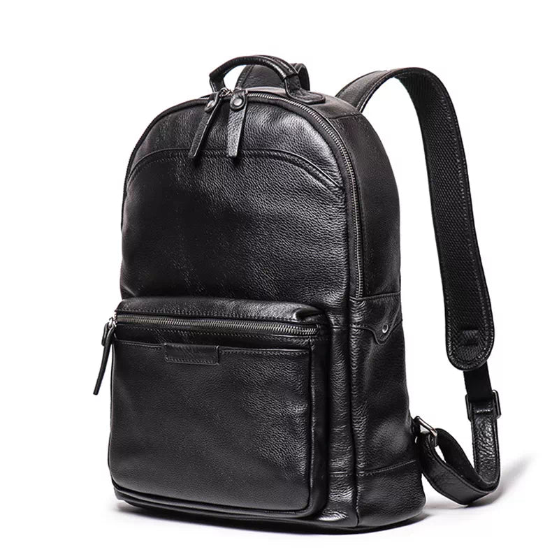 Men's Leather Backpack with Laptop Compartment – Luke Case