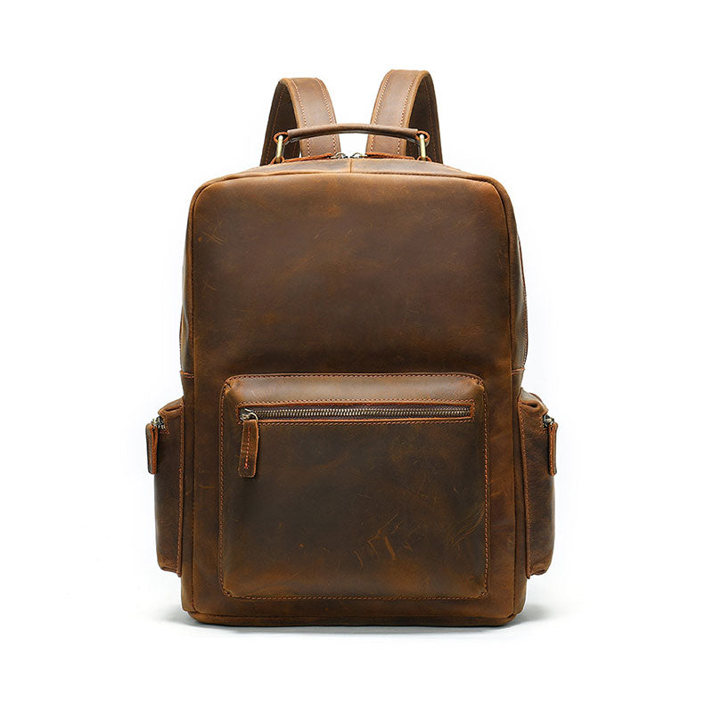 Best men's vintage leather backpack for sale LukeCase