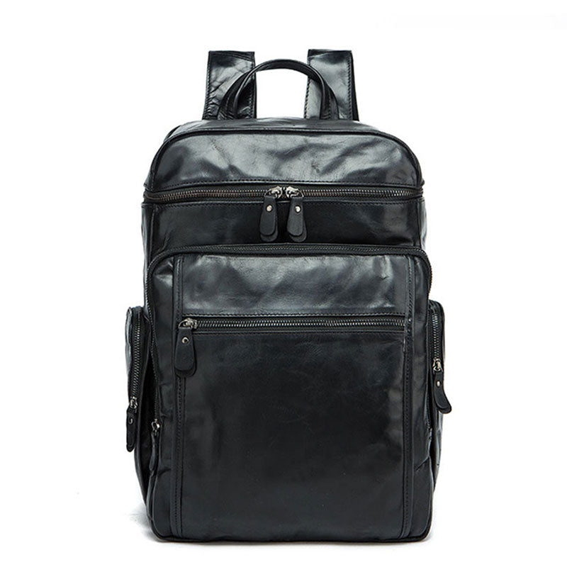 Men's Leather Travel Backpack