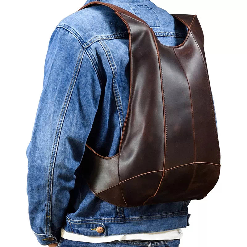 Guy Laroche Leather Backpack  Leather backpack, Leather, Backpacks
