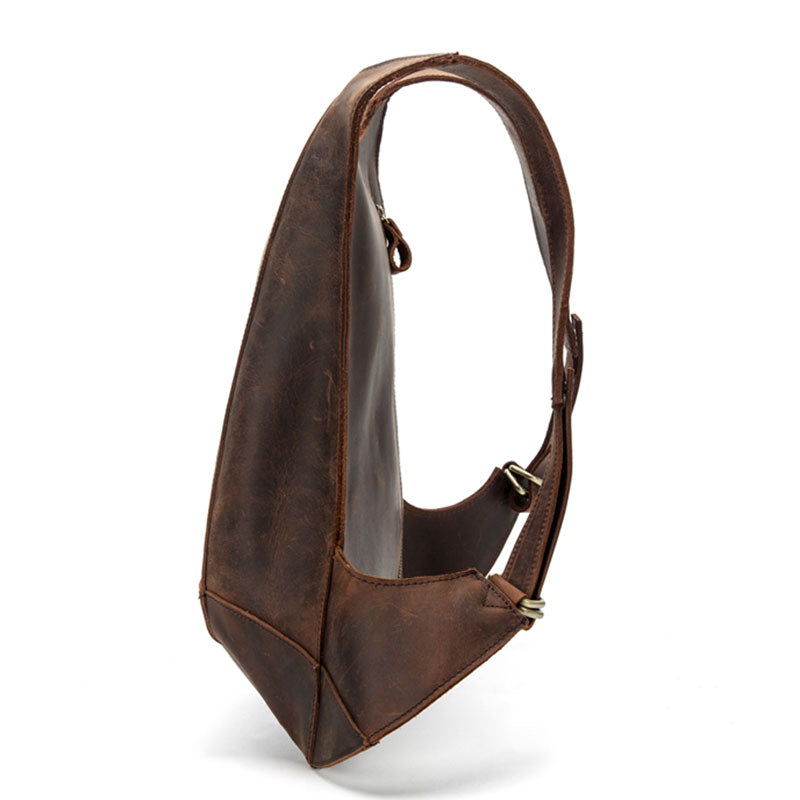 anti theft leather backpack "Tarik" - avani Perfect for shopping or daily use Men's Anti Theft Leather Backpack