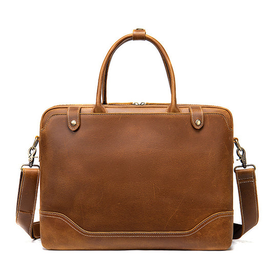 Best men's leather briefcase bag for sale