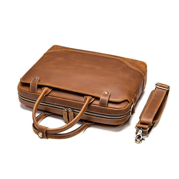 Best men's leather briefcase bag for sale