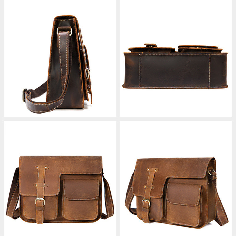 Best Men's Leather Messenger Bag for Sale LukeCase