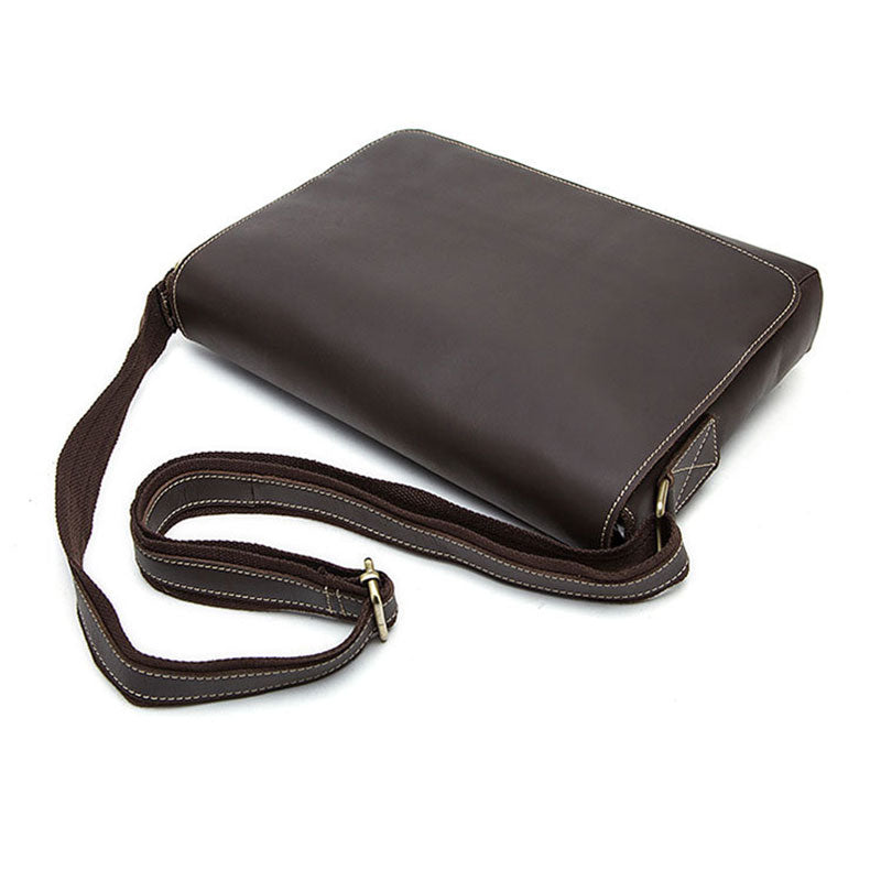 LukeCase Men's Leather Messenger Bag for Sale