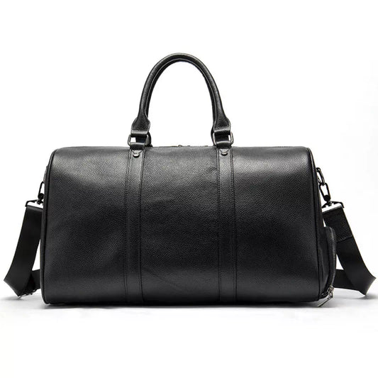 Men's Leather Duffle Bag