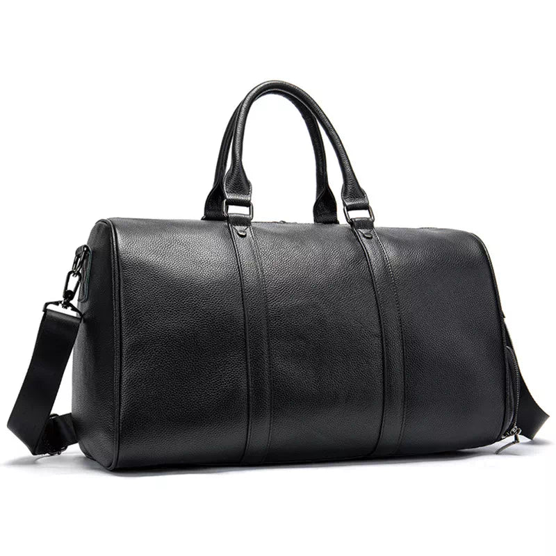 Men's Leather Duffle Bag