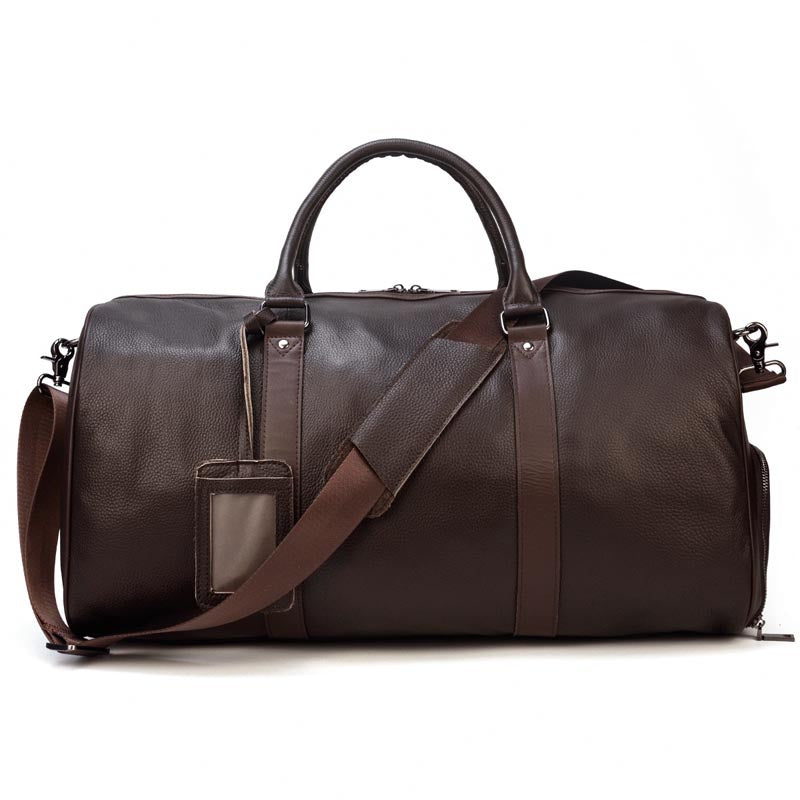 Men's Leather Duffle Bag