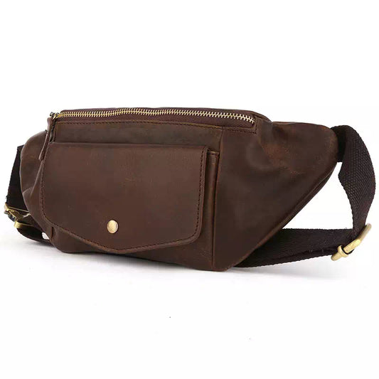 Men's Vintage Leather Fanny Pack