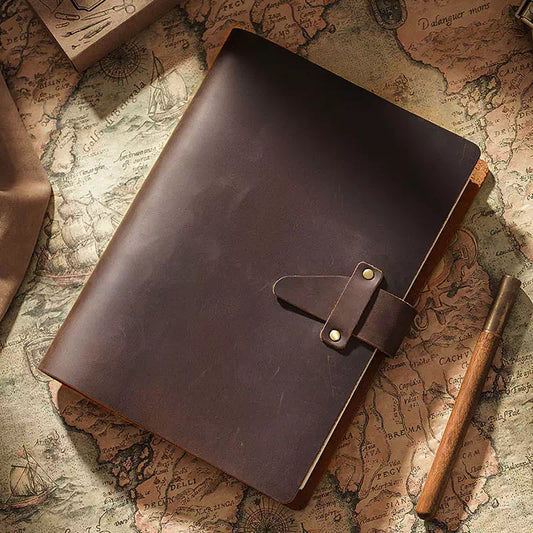 Vintage Leather Journal - A5 Size