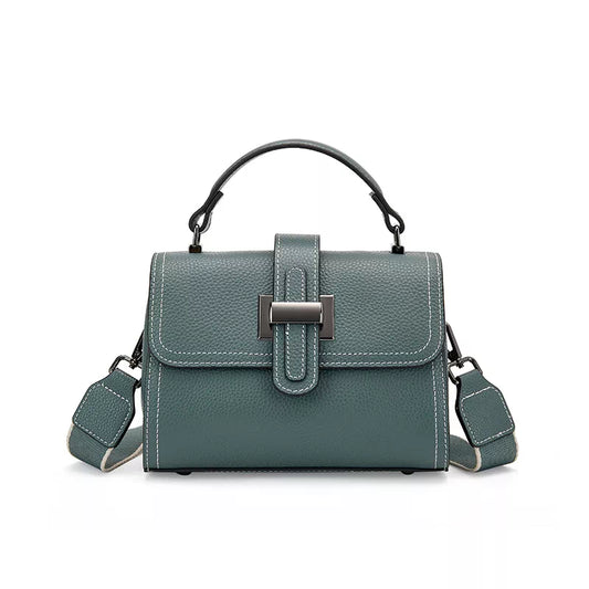 Leather Satchel Top Handle Bag