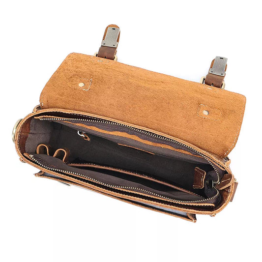 Men's Small Leather Satchel Bag