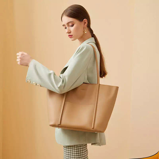 Classic Leather Tote Bag