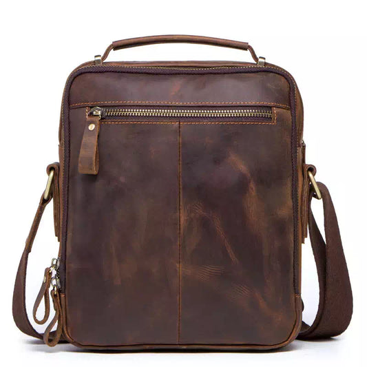 Men's Satchel Bag Small Leather Crossbody Bag – Luke Case