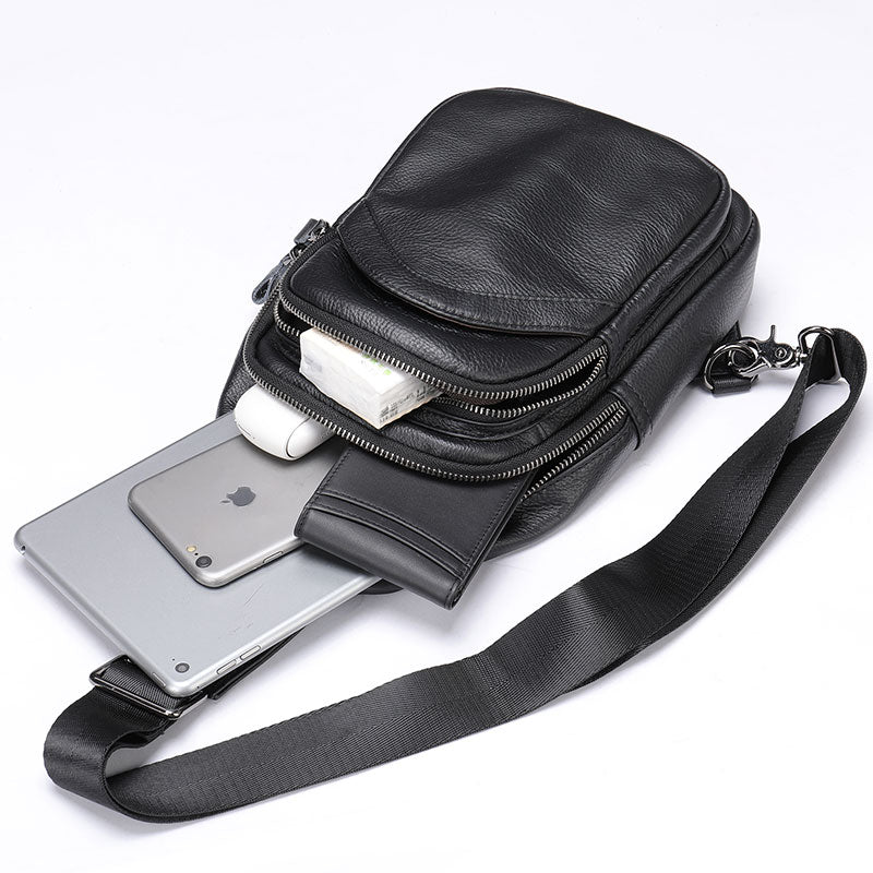 Men's Leather Sling Bag