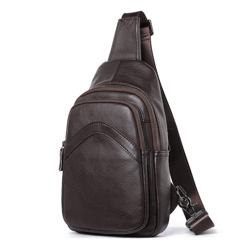 Men's Leather Sling Bag