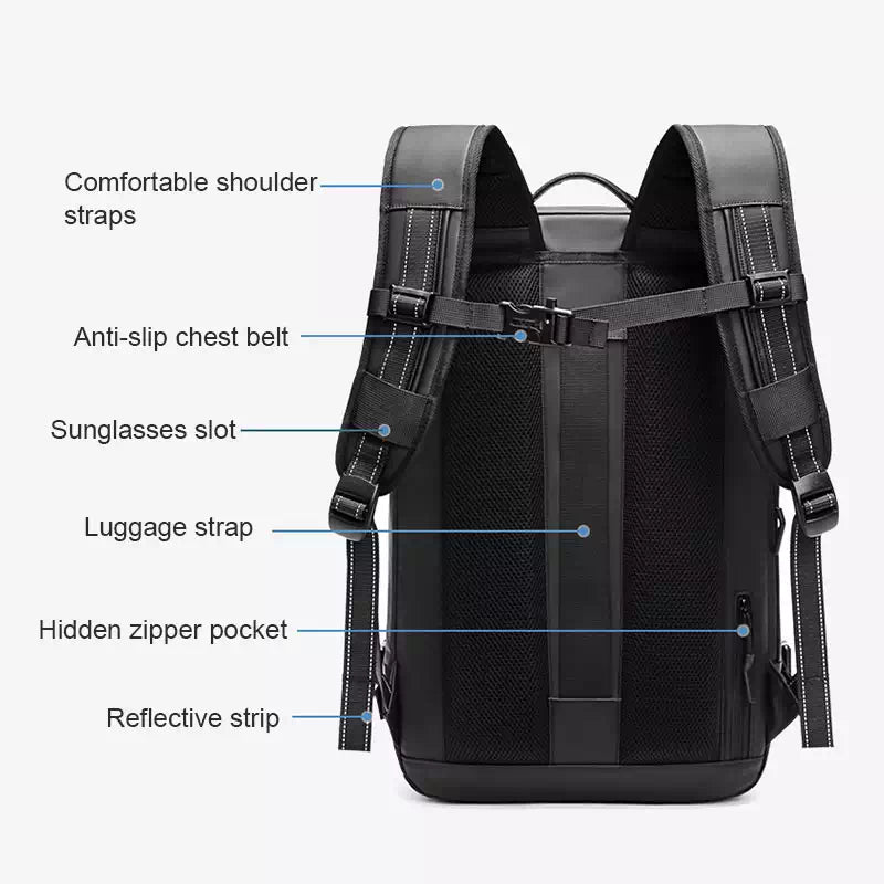 Men's Expandable Carry On Travel Backpack - Large Size