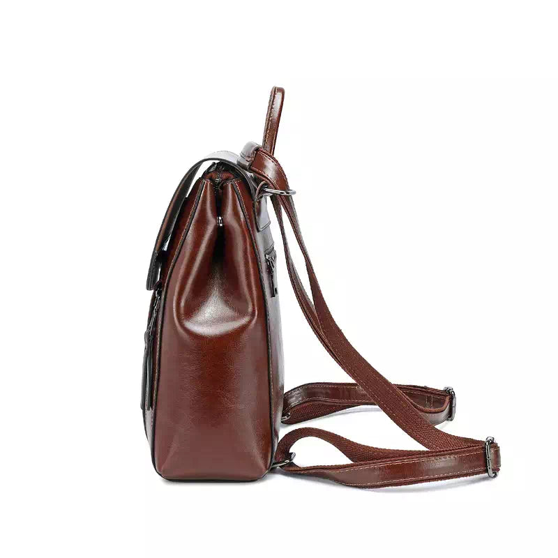 LaGaksta Bria Convertible Leather Backpack Purse - Soft Casual Travel –  LaGaksta Handbags