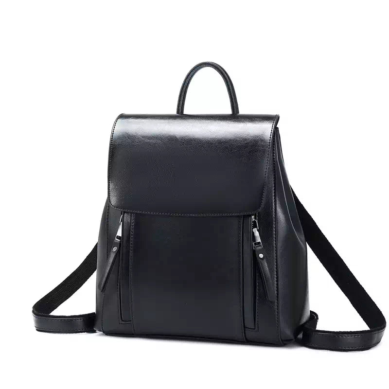 Women's Leather Convertible Backpack Purse