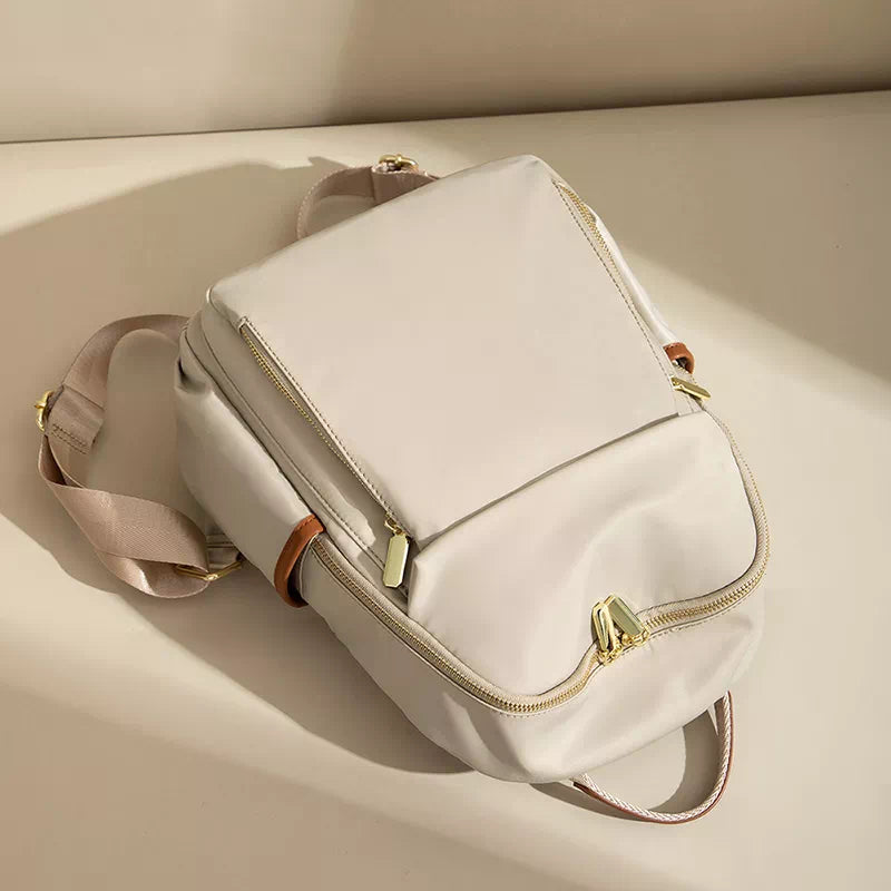 Leather college bag for women hot sale