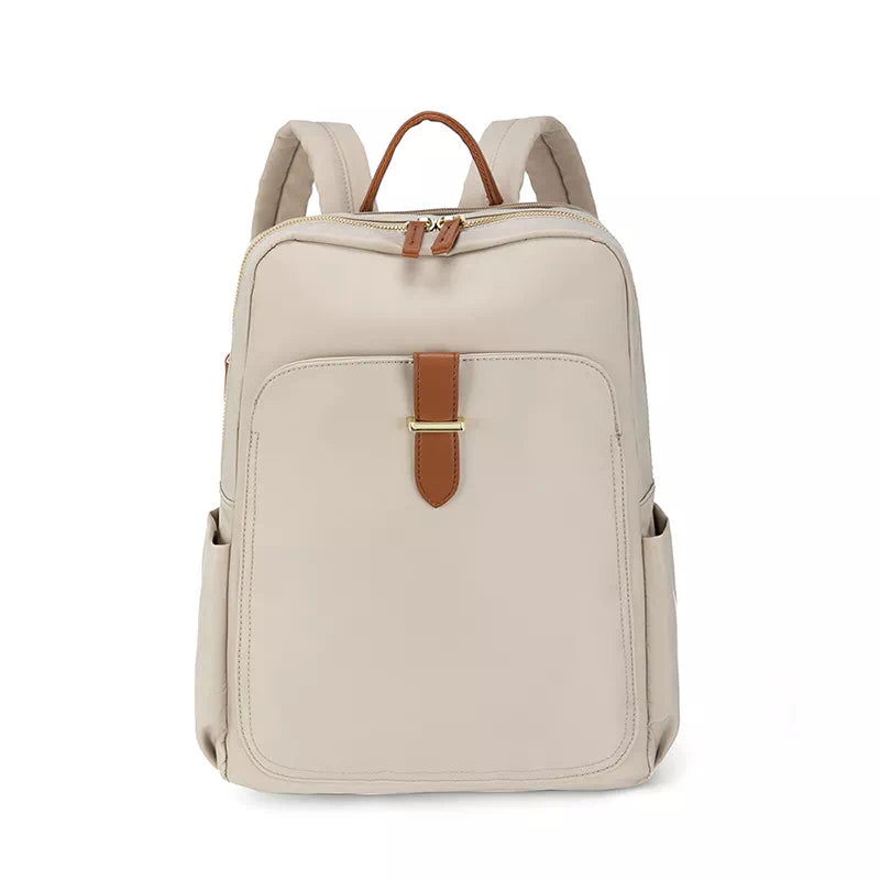 Women's Laptop Backpack Work Backpack with Laptop Compartment, Apricot / 15 Inches Laptop
