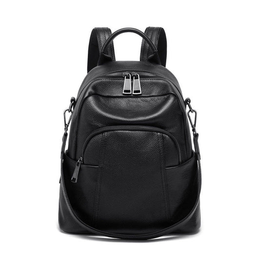 Women's Leather Backpack Convertible Shoulder Bag