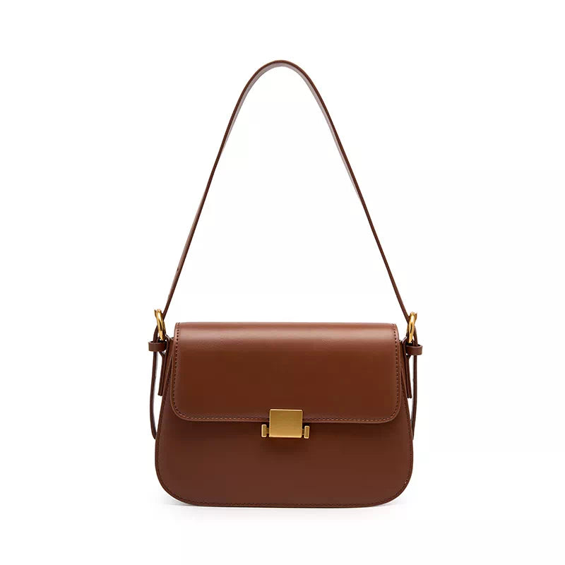 Women's Small Leather Baguette Shoulder Bag – Luke Case